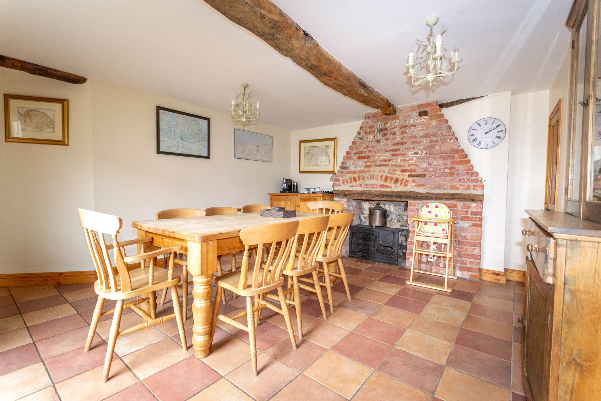 Dining room at The Chantry Cottage